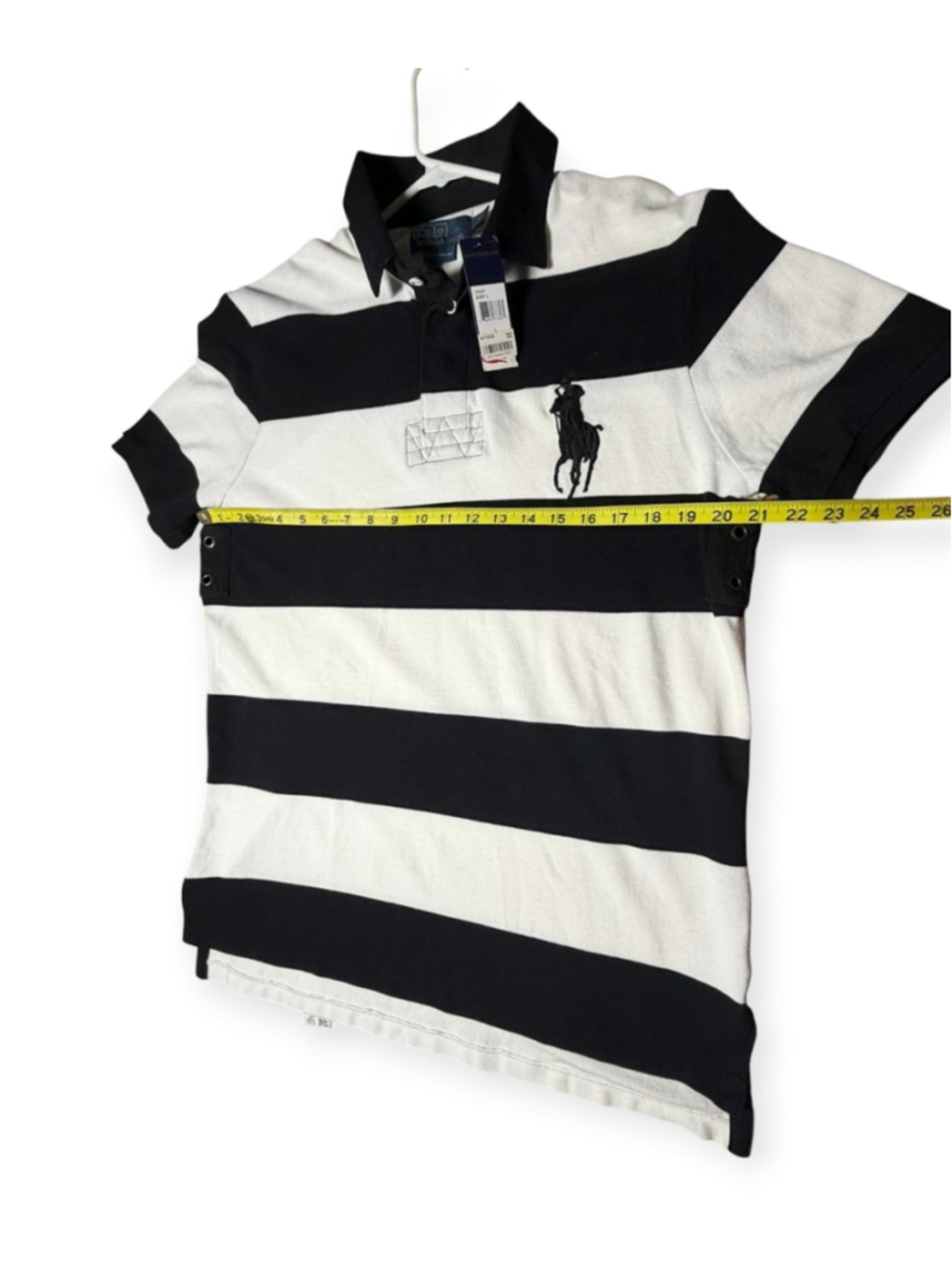 DEADSTOCK Polo Ralph Lauren Big Pony Striped Polo L NWT - Picture 6 of 7